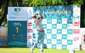 Trident Open 2025: Local lad Akshay Sharma joins Manu Gandas in the clubhouse lead on Day Two