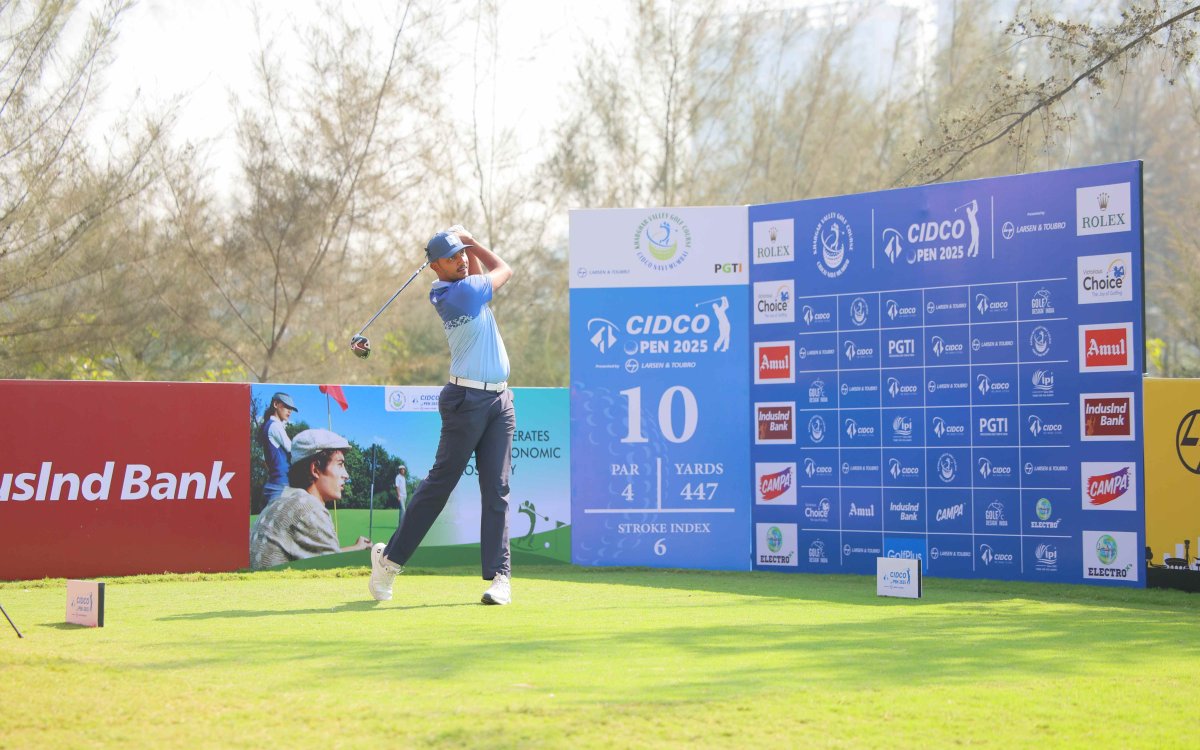CIDCO Open 2025: Veer Ahlawat shoots 65 for two-shot lead on day one in Navi Mumbai
