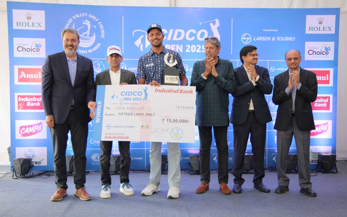 CIDCO Open Golf: Veer Ahlawat wins title with solid 4-under 67 in final round