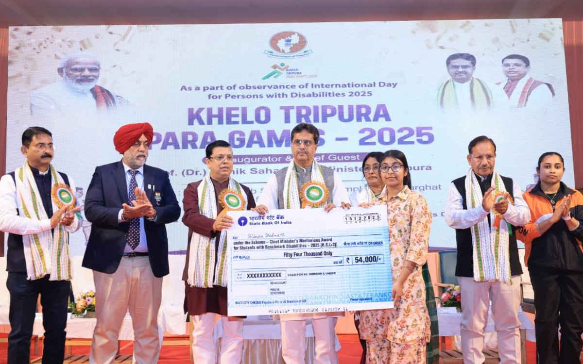 Divyangjan athletes inspire society, says Tripura CM at Khelo Tripura Para Games-2025