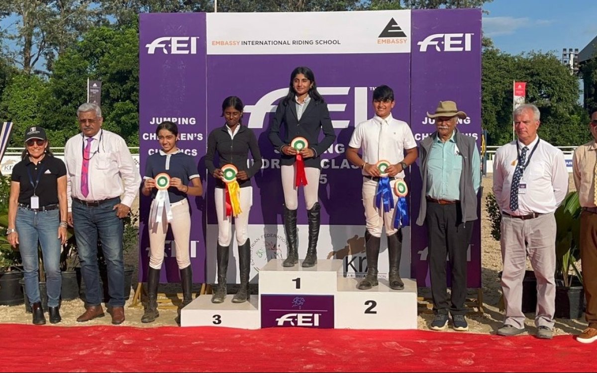 Equestrian: Team India clinches gold in FEI Children’s Classic Silver