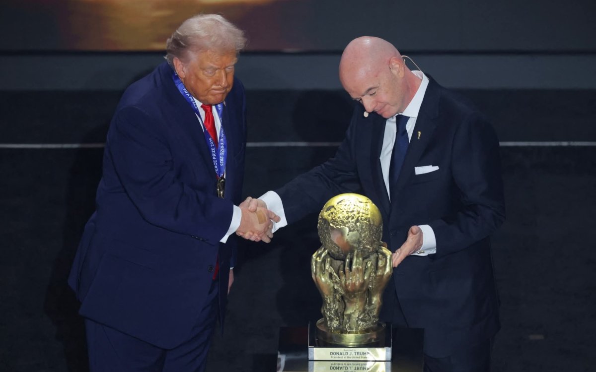 FIFA awards first-ever peace prize to US President Donald Trump ahead of World Cup draw