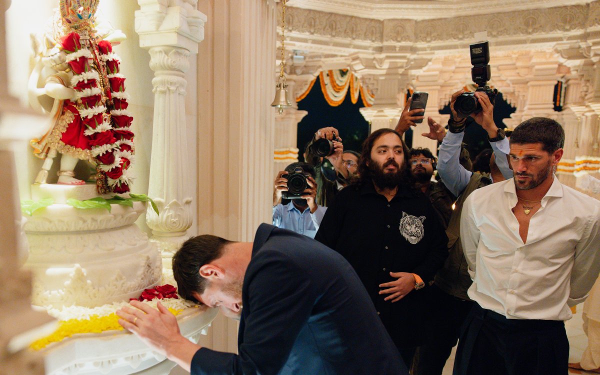 GOAT Tour: Lionel Messi experiences Indian tradition and wildlife in a visit to Vantara