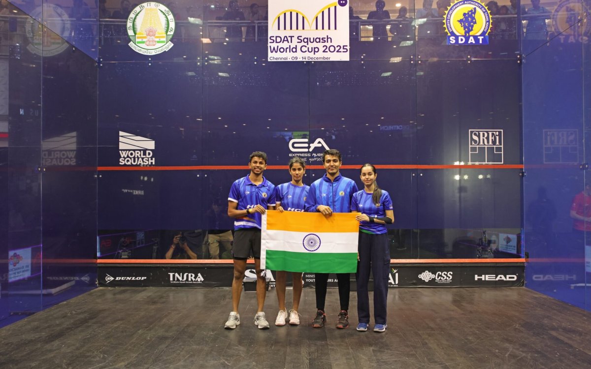 India clinch maiden Squash World Cup title with dominant win over Hong Kong, China