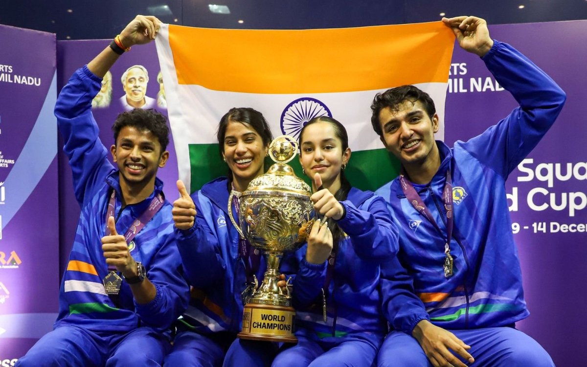 It'll boost popularity of squash among youth: PM Modi congratulates Indian team on historic WC win