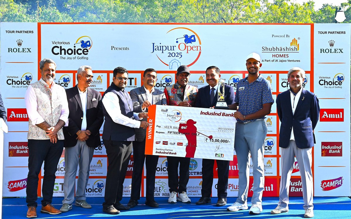 Jaipur Open: Ahlawat steals limelight with sensational final round 62 to register come-from-behind w