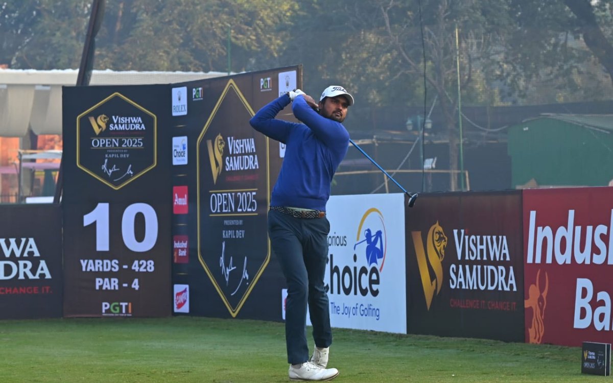 Jairaj Singh Sandhu takes day one honours at Vishwa Samudra Open 2025