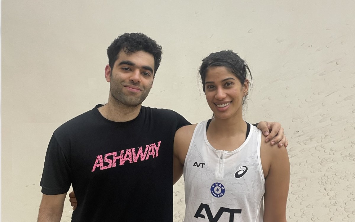 Joshna Chinappa and Veer Chotrani claim men's and women's singles titles in Western India Squash Tou