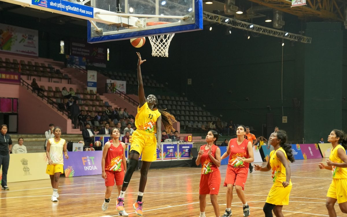 KIUG 2025: South Sudan’s Akot finds her footing with SRM University’s basketball team