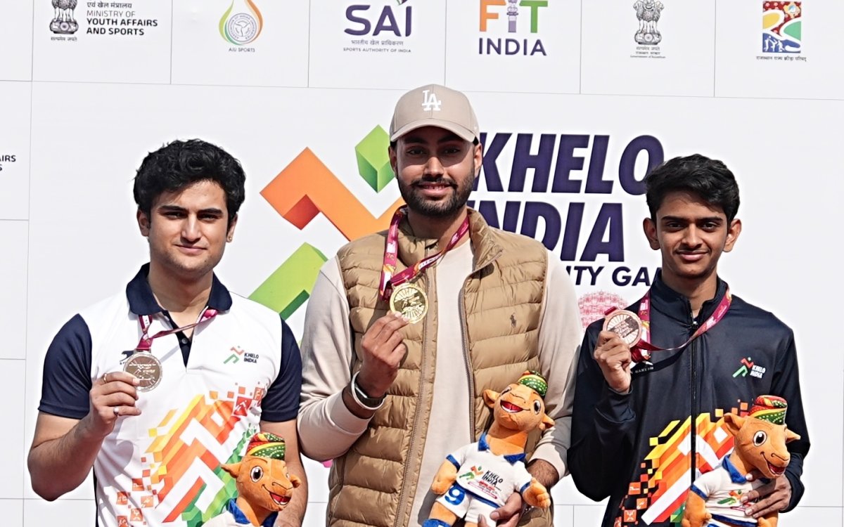 KIUG: LPU’s Sartaj Tiwana puts behind mental exhaustion, father’s health to retain 50m Rifle 3P gold