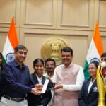 Maharashtra CM Fadnavis felicitates World Cup-winning blind women’s cricket team