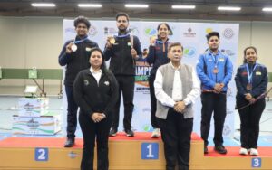 National Shooting C'ships: Ramita Jindal, Himanshu Dhillon claim 10m air rifle mixed team gold