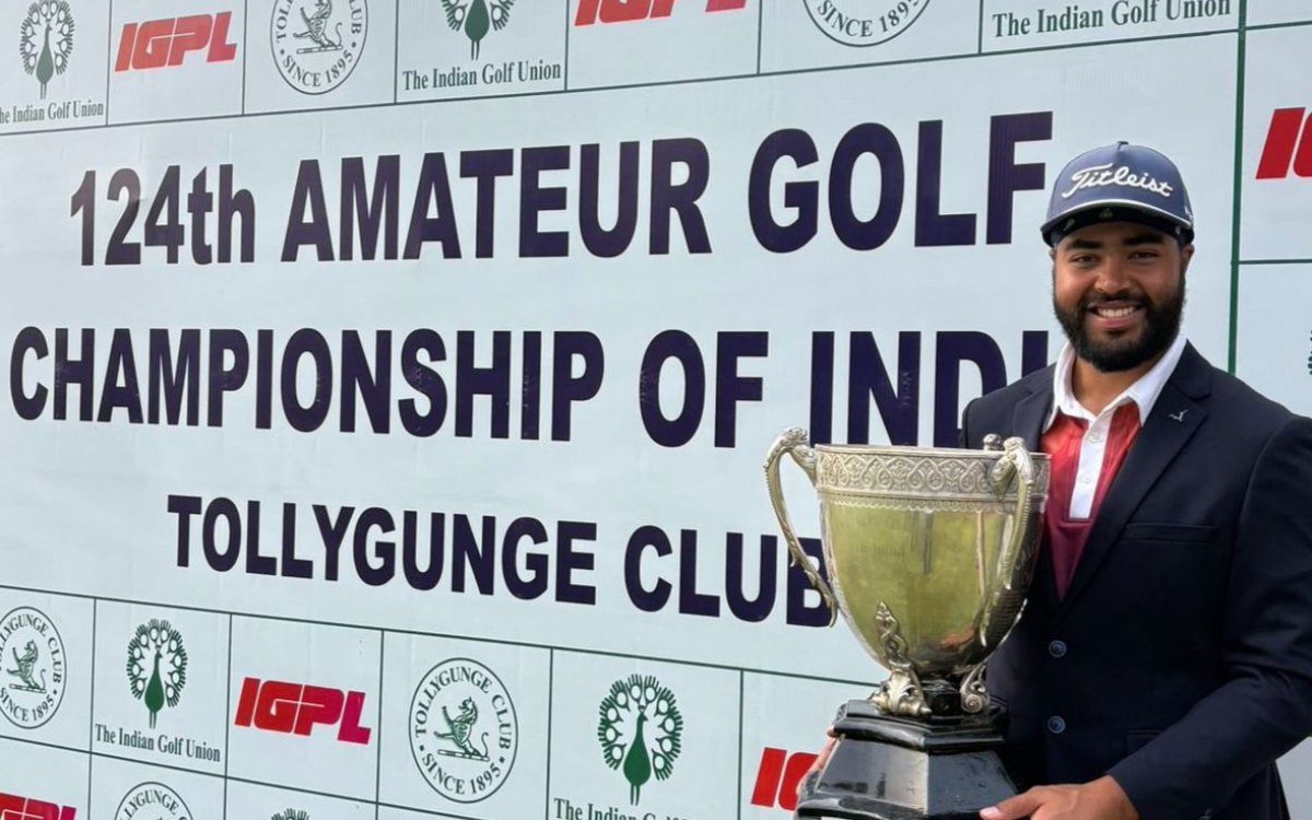 Noida golfer Sukhman Singh wins IGU 124th Amateur C’ship of India