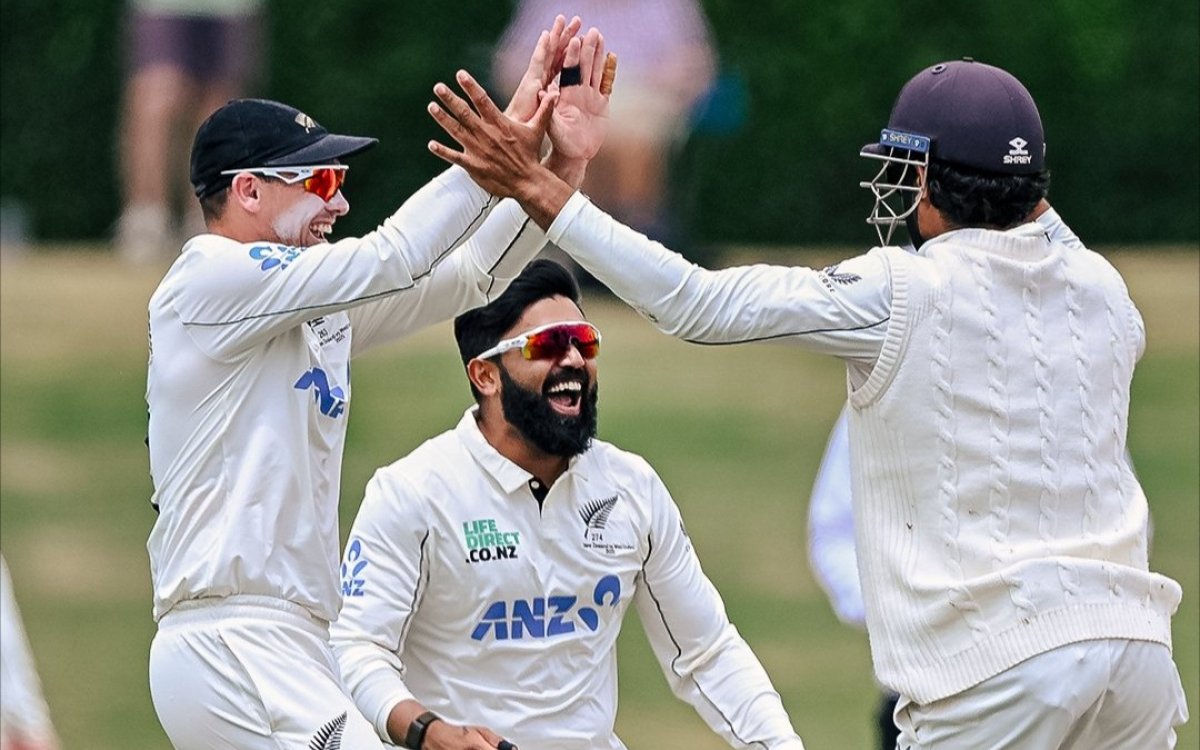 NZ rise to second in WTC rankings after 323-run win against WI