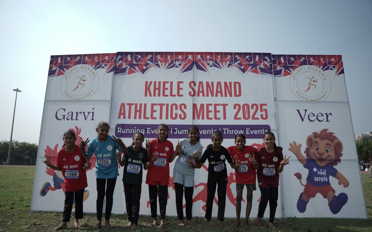 Over 3,000 young athletes shine as Khele Sanand Athletics Meet 2025 concludes in Ahmedabad