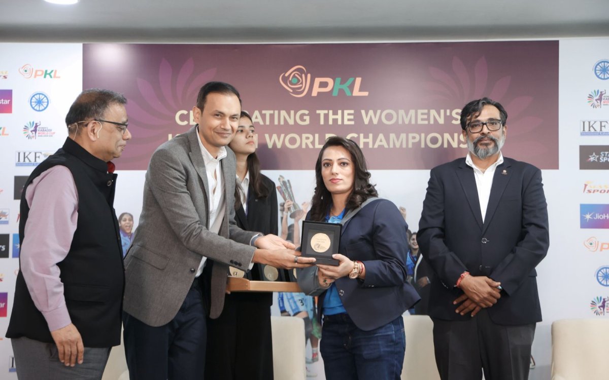 PKL honour Indian women’s kabaddi WC winners