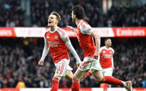 Premier League: Odegaard's first strike of season, own goal help Arsenal beat Brighton 2-1