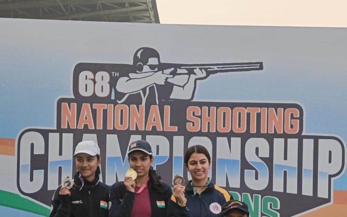 Raiza Dhillon sweeps women’s skeet titles on opening day of 68th National Shooting Championship fina