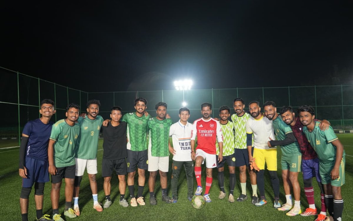 Telangana CM Gearing Up For Friendly Match Against Messi’s Team During ‘GOAT Tour 2025’