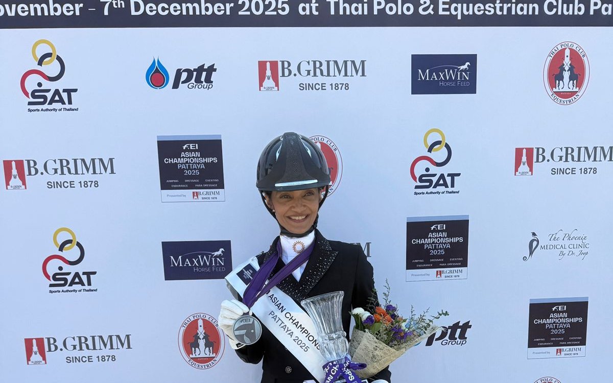 Triple silver glory for Team India as Shruti Vora excels in equestrian dressage