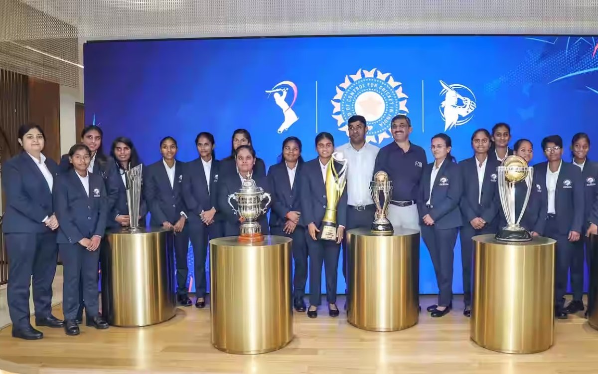 World Cup-winning Indian blind women’s team visits BCCI headquarters