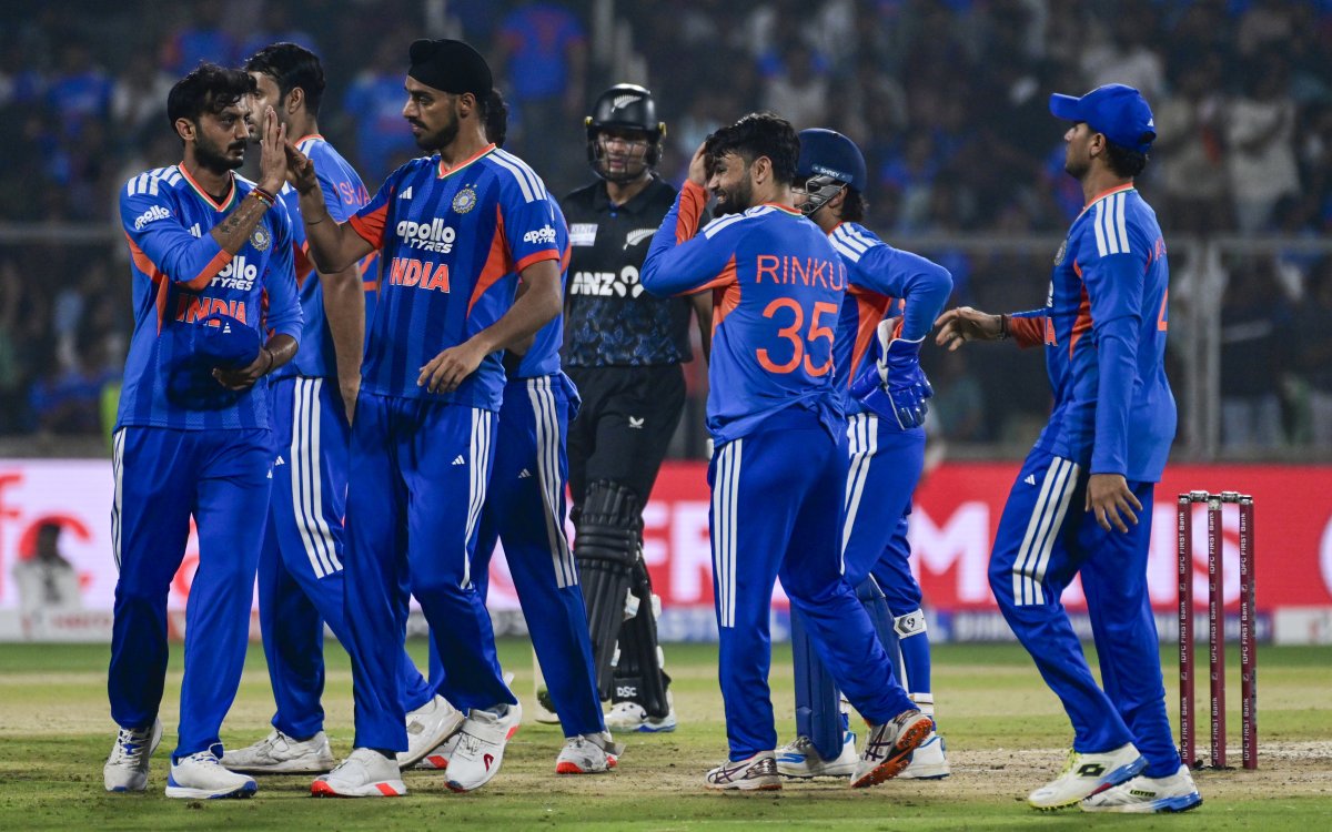 5th T20I: Kishan’s ton, Arshdeep’s five-for help India beat NZ by 46 runs, win series 4-1 (Ld)