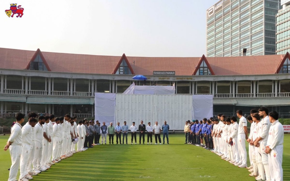 A minute’s silence observed for IS Bindra, Ajit Pawar in Ranji Trophy games in Chandigarh, Mumbai
