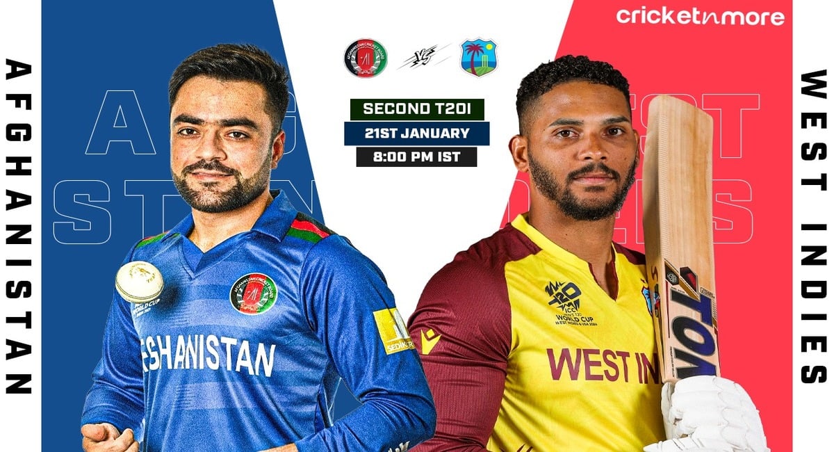 Afghanistan vs West Indies, 2nd T20I - Who will win today AFG vs WI match?