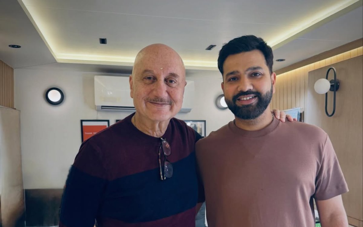 Anupam Kher calls 'cool dude' Rohit Sharma absolutely 'real'