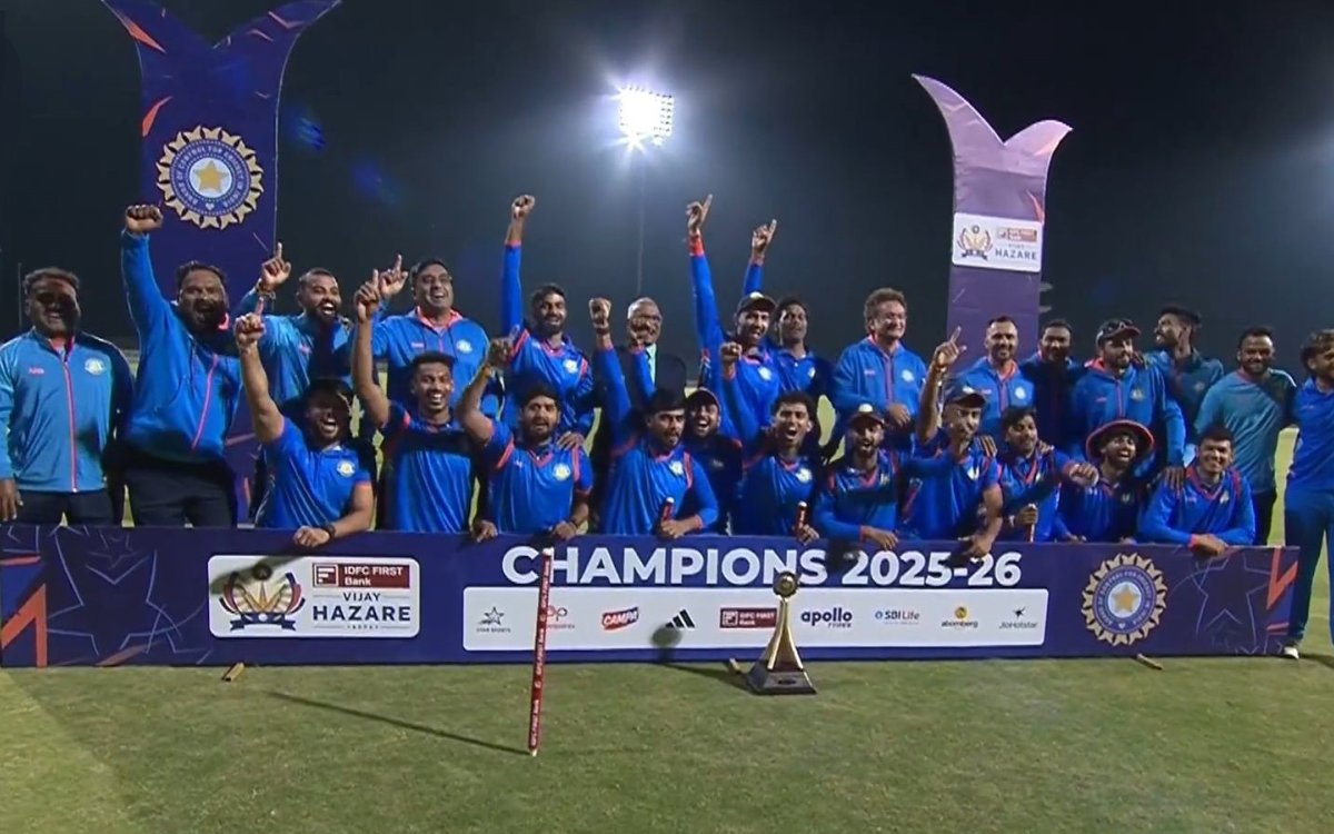 Atharva Taide's ton and fine bowling help Vidarbha beat Saurashtra to win Vijay Hazare Trophy