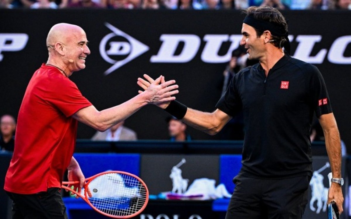 Aus Open: Federer, Agassi light up opening ceremony at Melbourne Park