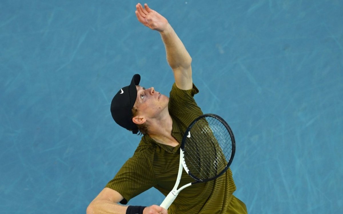 Aus Open: Jannik Sinner moves into second round after French opponent Gaston retires hurt