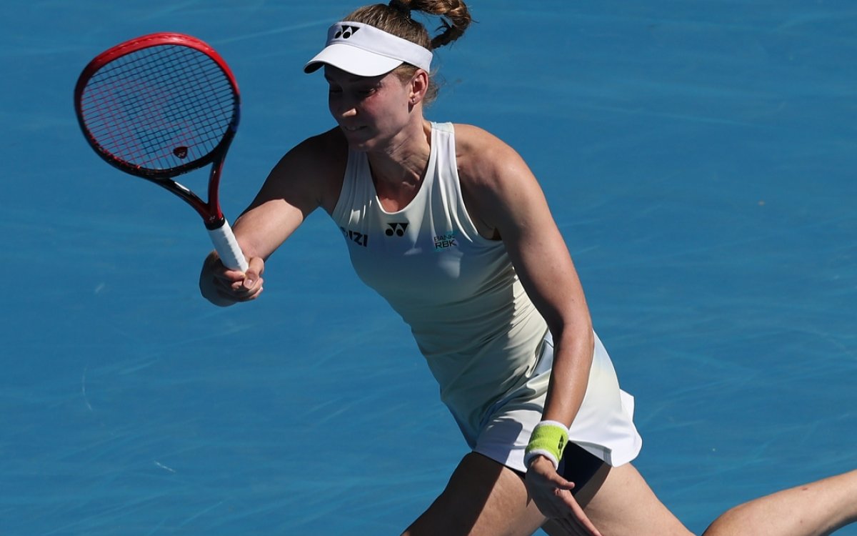 Aus Open: Rybakina through to second round with win over Slovenian rival Kaja Juvan