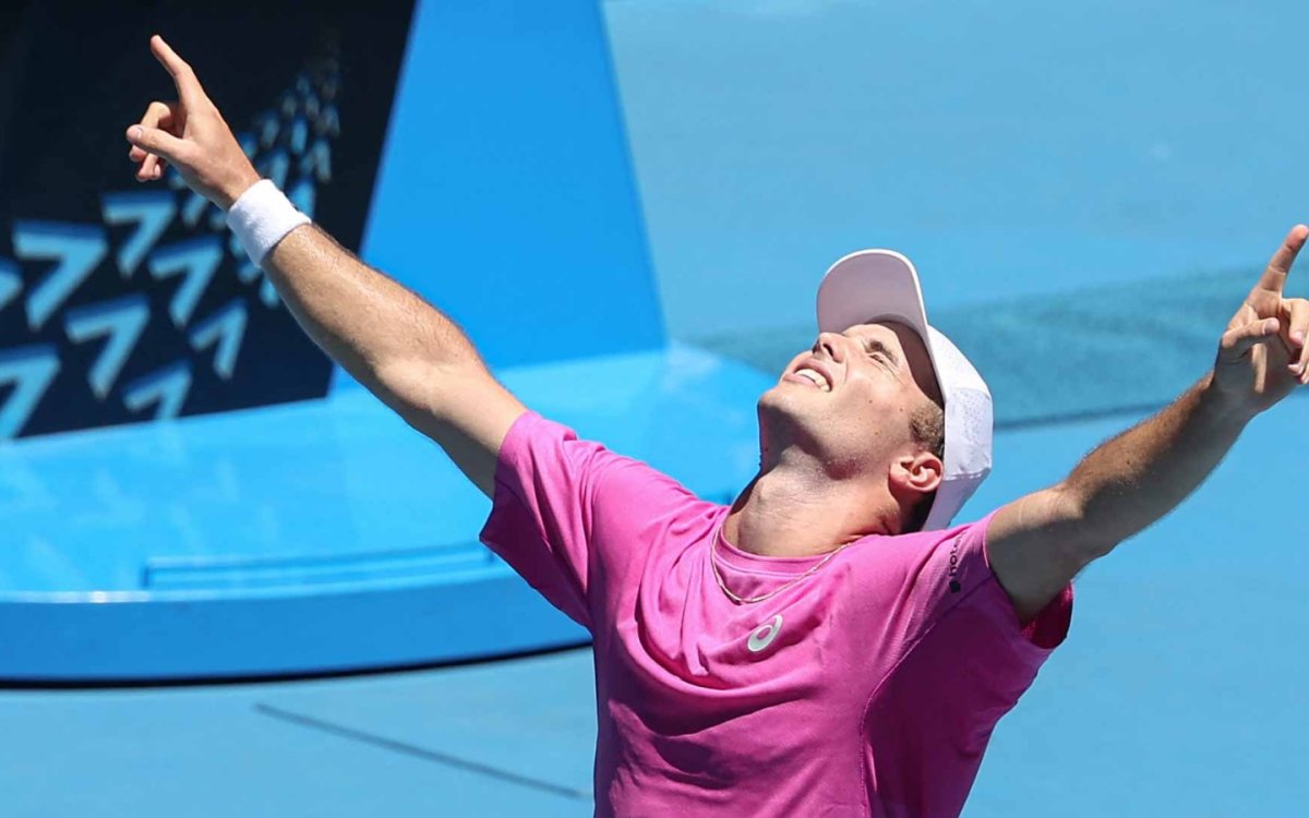 Aus Open: World No. 185 Arthur Fery upsets 20th seed Cobolli