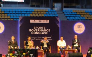 Dr. Mandaviya addresses the ‘Sports Governance Conclave’ in Ahmedabad