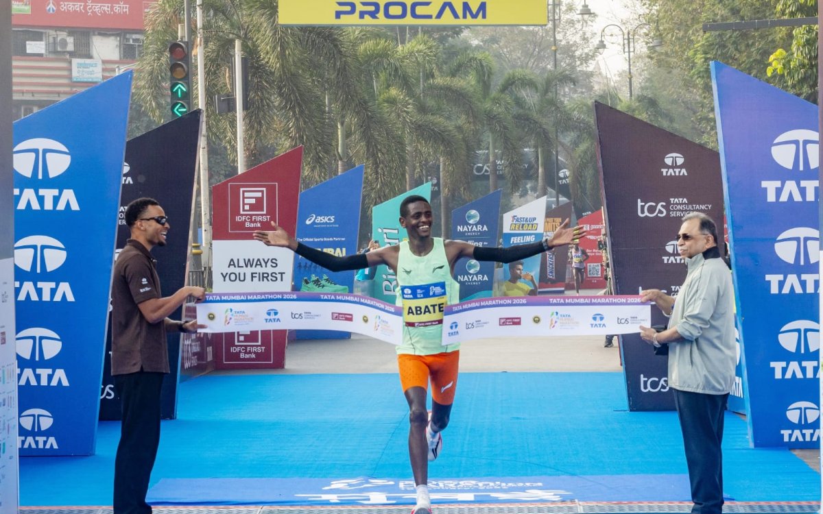Ethiopia’s Tadu Abate and Yeshi Kalayu crowned champions at Mumbai Marathon 2026