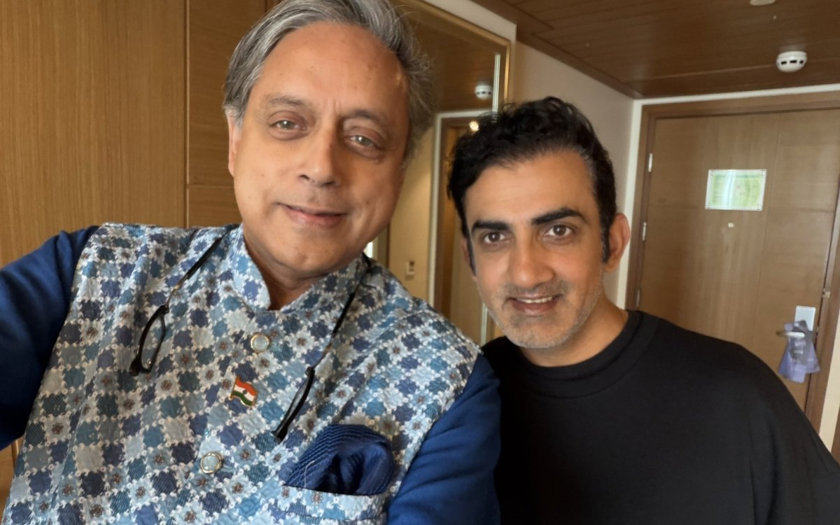 Gambhir, 'the man with the toughest job after PM', thanks Shashi Tharoor for warm words of appreciat