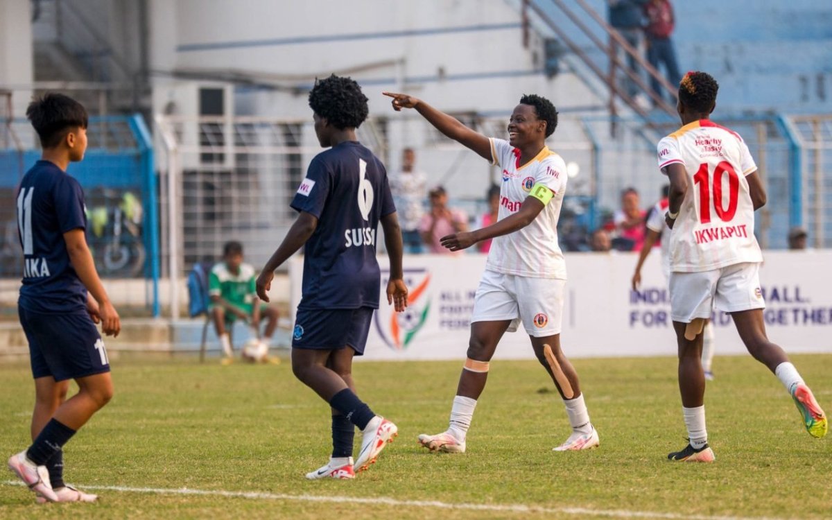 IWL 2025-26: East Bengal go top of table after drubbing Nita FA 5-0