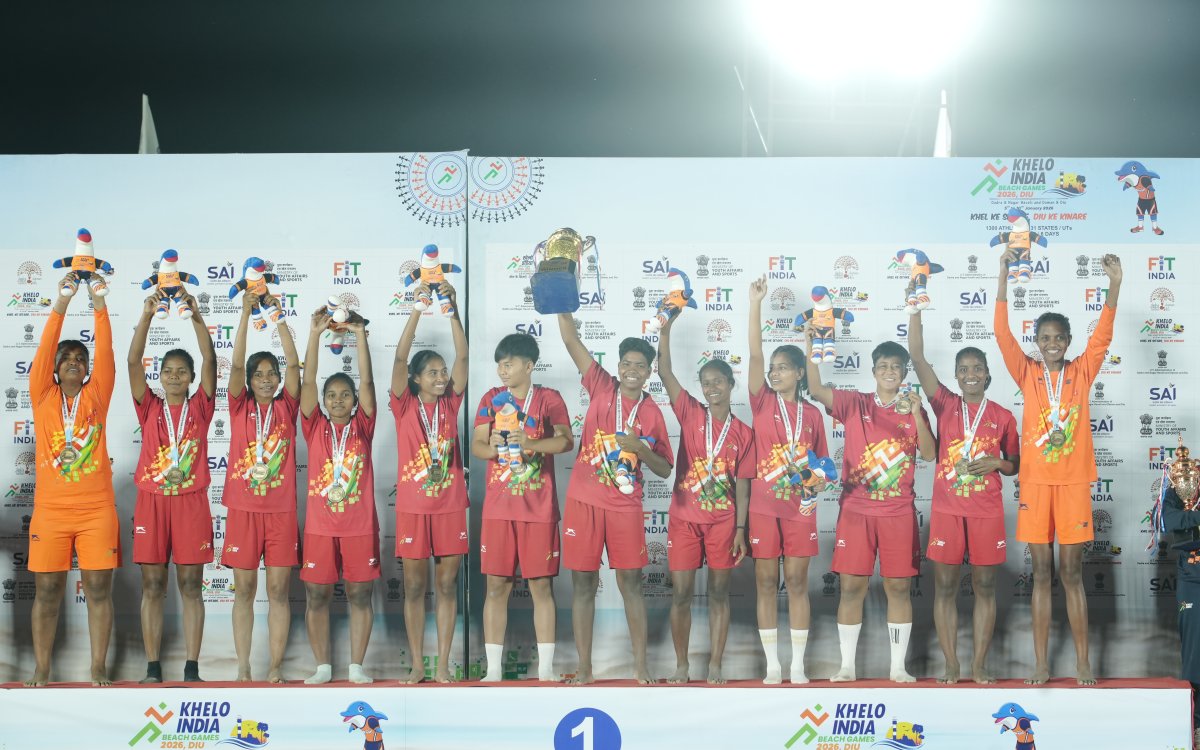 KIBG 2026: Kerala men, Odisha women retain Beach Soccer gold medals; Madhya Pradesh atop standings
