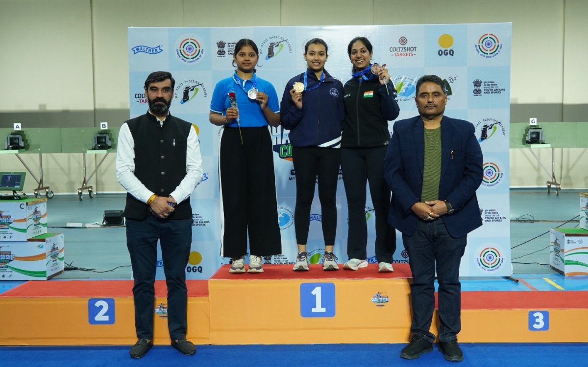 National Shooting C'ship: Ameerah Arshad wins thriller in 10m Air Rifle Women final; Zuhair Khan cla
