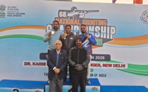 National Shooting C'ships: Mohd. Asab, Anushka Singh Bhati crowned double trap champions