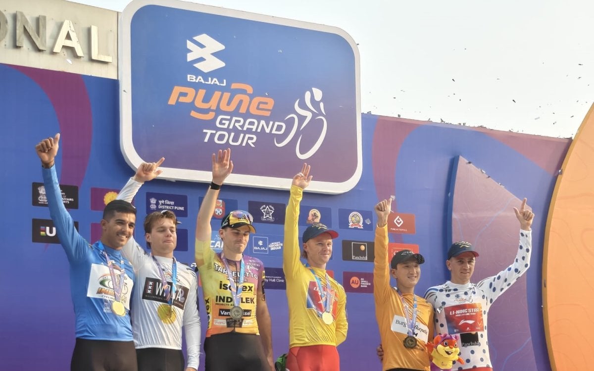 Pune Grand Tour 2026: Luke Mudgway powers through Mulshi–Maval in thrilling Stage 1; Harshveer is be
