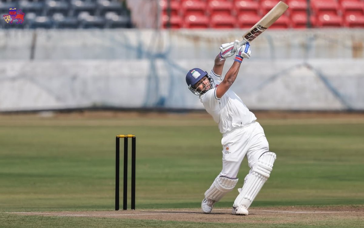 Ranji Trophy: Sarfaraz Khan smashes double ton for Mumbai against Hyderabad