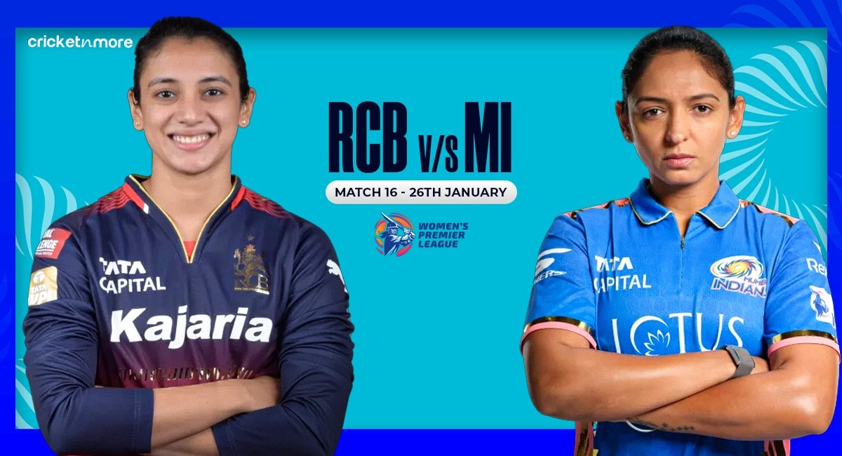 Royal Challengers Bengaluru vs Mumbai Indians Match 16, WPL 2026, Who will win today RCB-W vs MI-W m