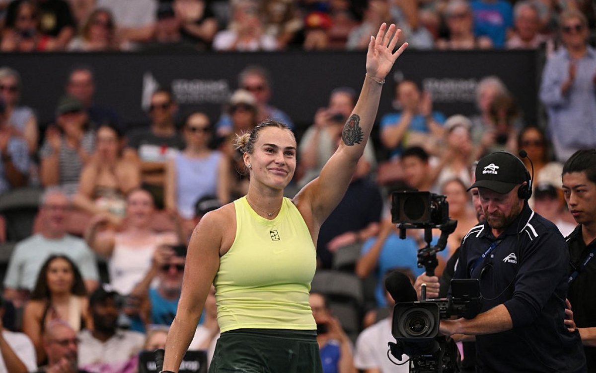Sabalenka storms into third straight Brisbane International final with win over Muchova
