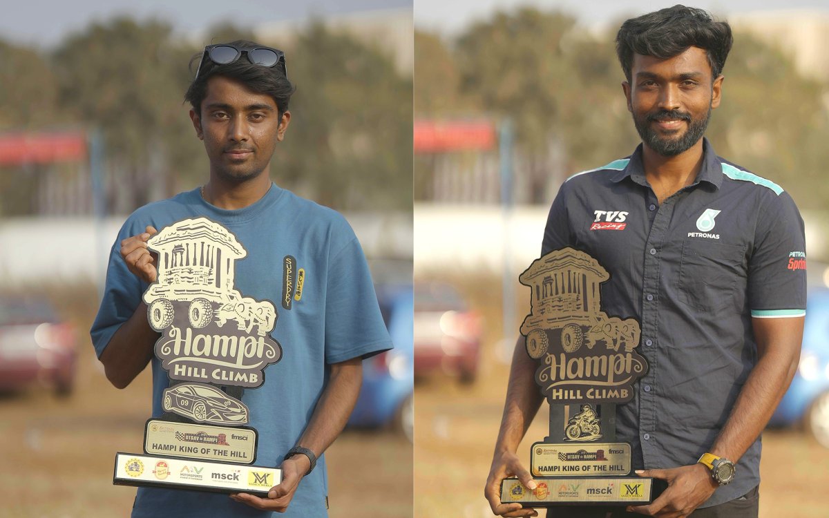Samuel Jacob and Ruthuparna Vivek crowned 'King of Hills' in Indian National Hill Climb Championship
