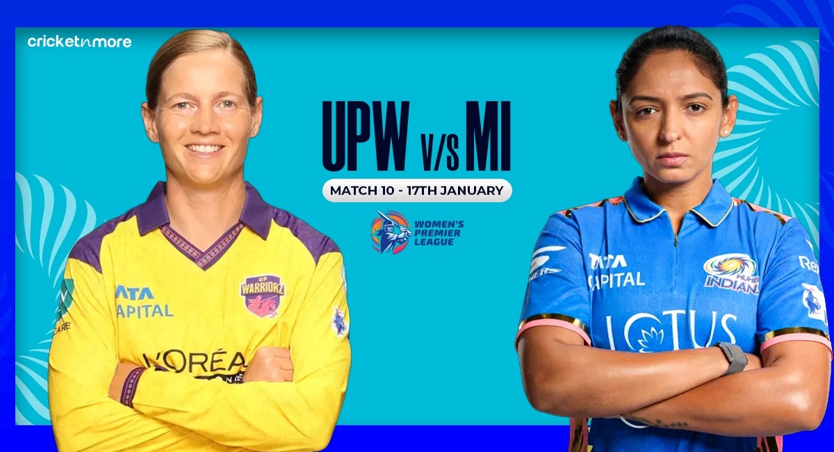 UP Warriorz  vs Mumbai Indians, Match 10, WPL 2026, Who will win today UPW-W vs MI-W match?
