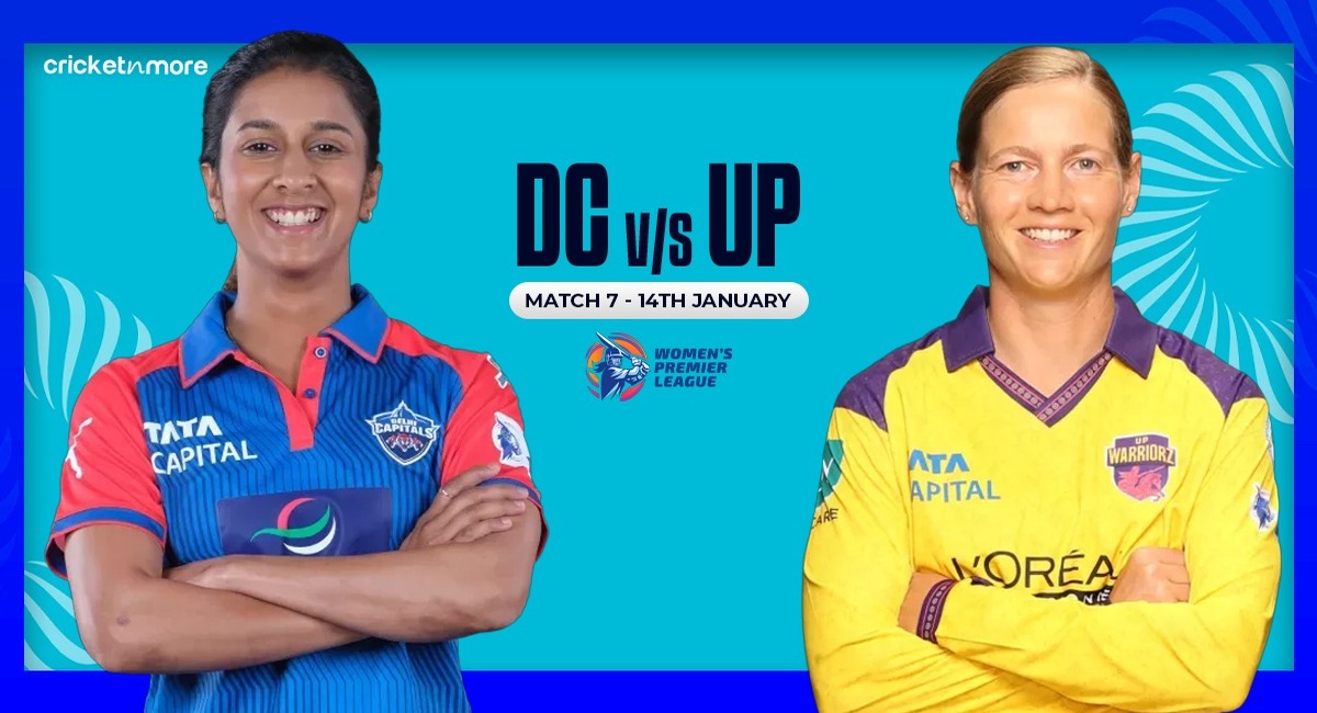 UP Warriorz vs Delhi Capitals, Match 7, WPL 2026, Who will win today UPW-W vs DC-W match?