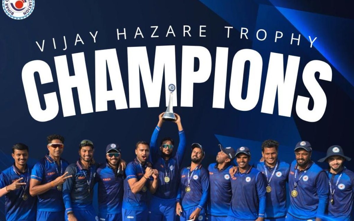 Vijay Hazare Trophy: Bihar beat Manipur to seal promotion to Elite League