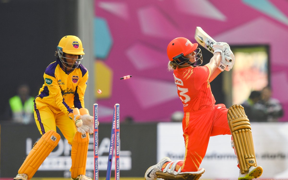 WPL 2026: Gardner and Anushka cause havoc as Gujarat Giants post 207/4 against UP Warriorz